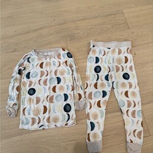 Little Sleepies Luna Neutral Two-Piece Pajama Set